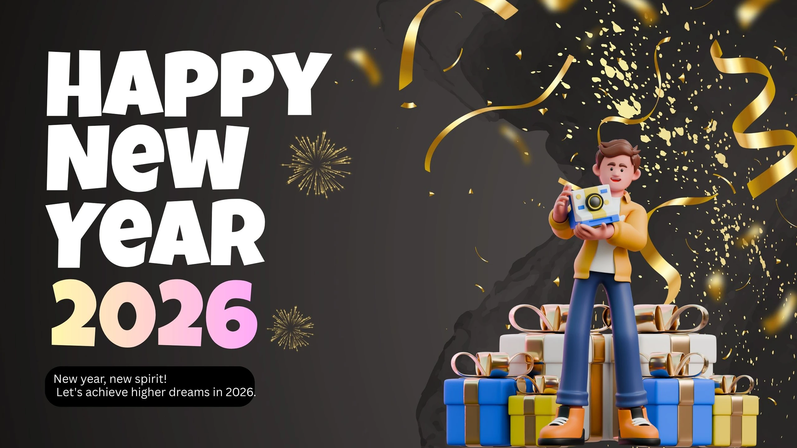 2026 Desktop New Year Wallpapers - Wallpaper Cave