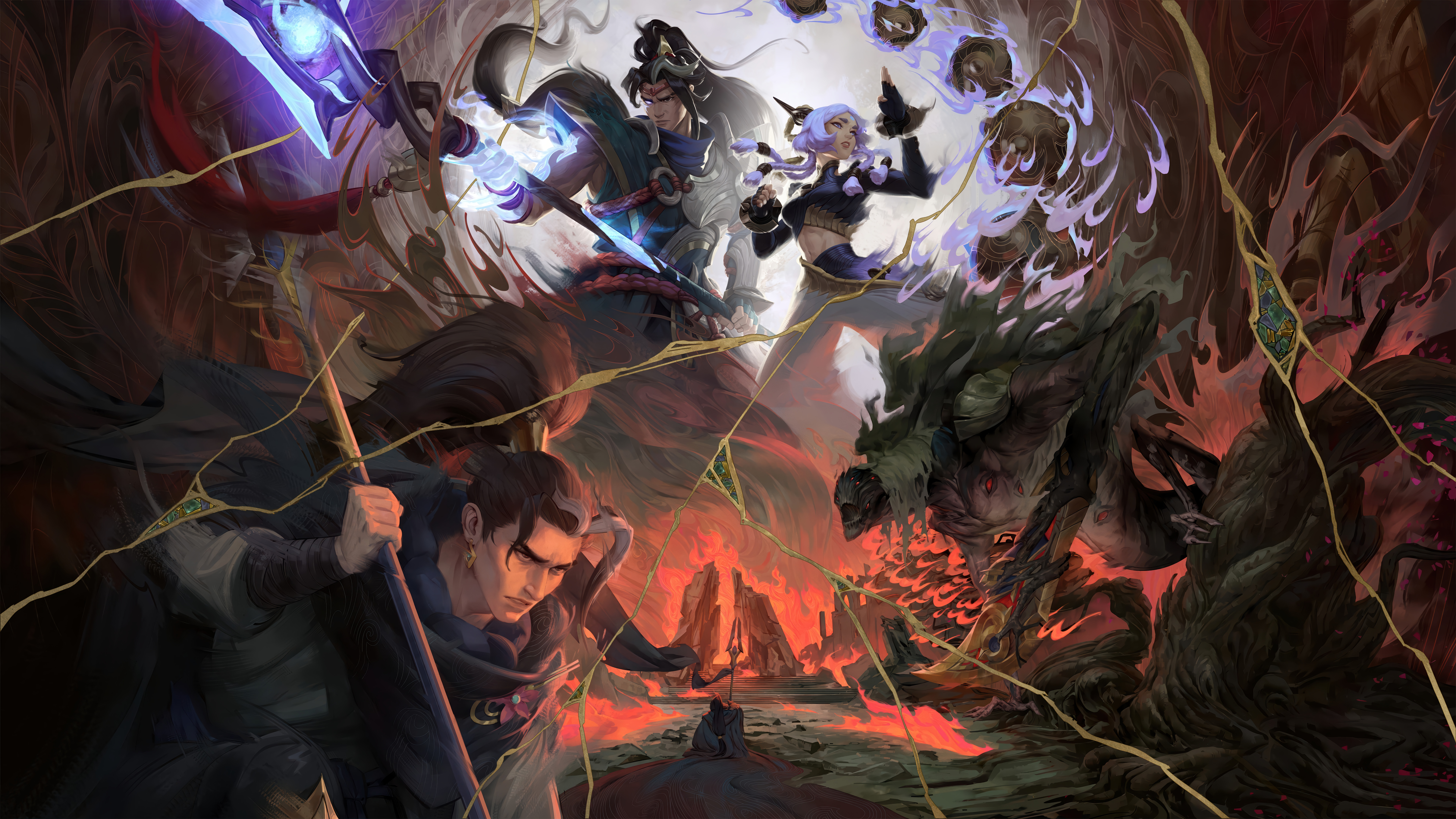 LoL Yunara Xin Zhao Wallpaper 4K 8K HD PC i