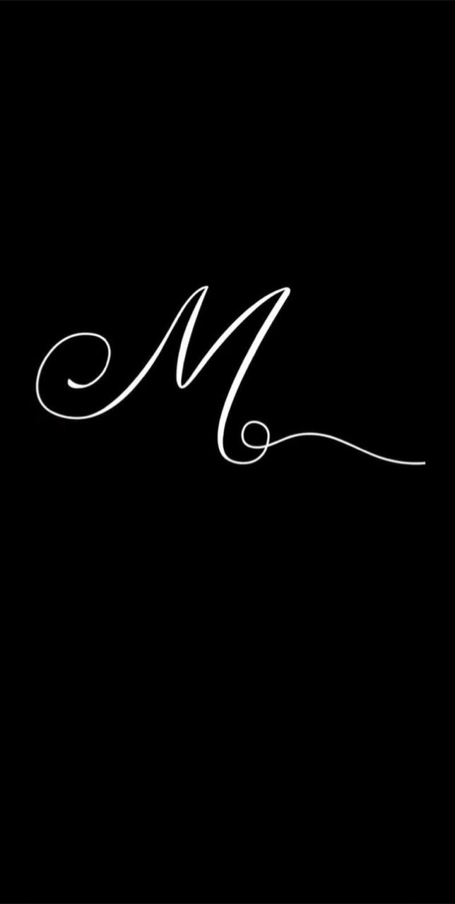 Cursive Letter M Wallpaper