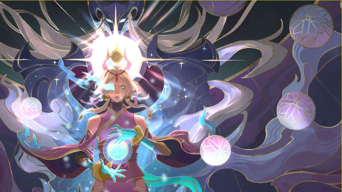 Made my first wallpaper and it's her beautiful art <3