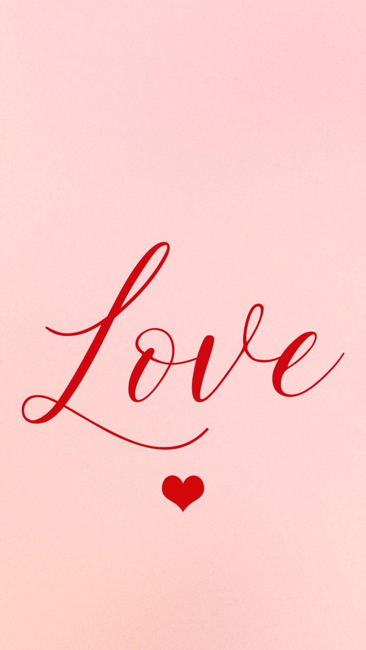 Love Wallpaper with Cursive Writing