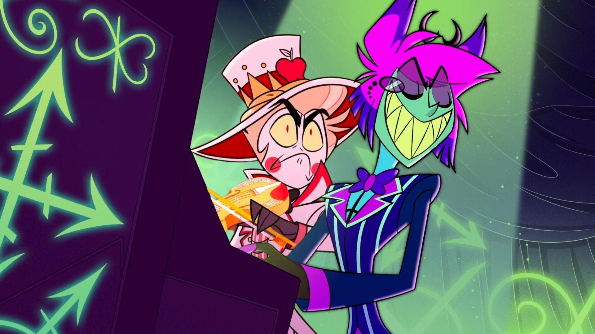 HD Wallpaper: Alastor & Lucifer from Hazbin Hotel