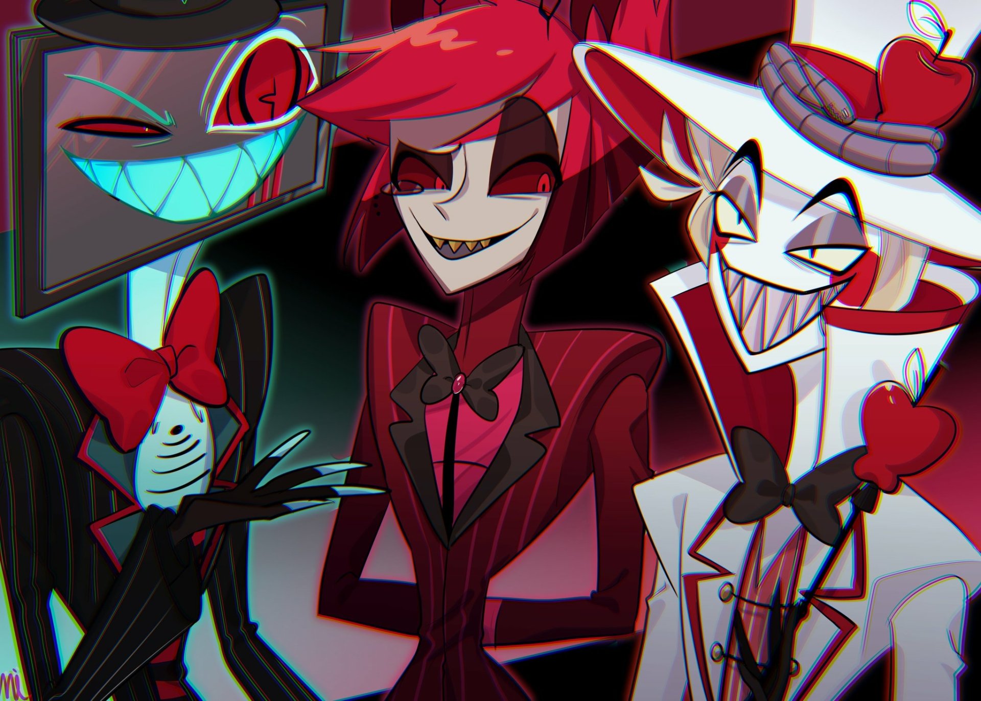 Hazbin Hotel: Lucifer, Alastor & Vox