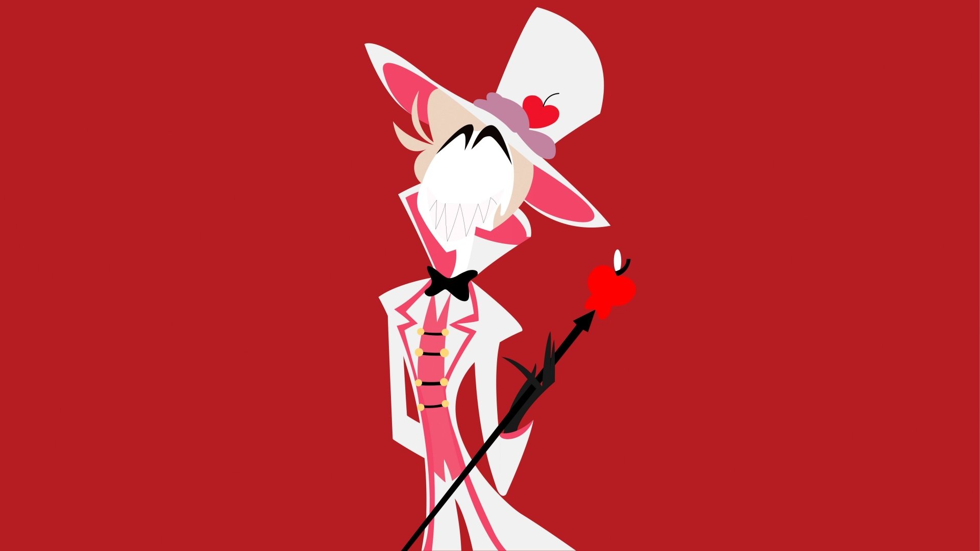 Hazbin Hotel Lucifer Character HD Wallpaper