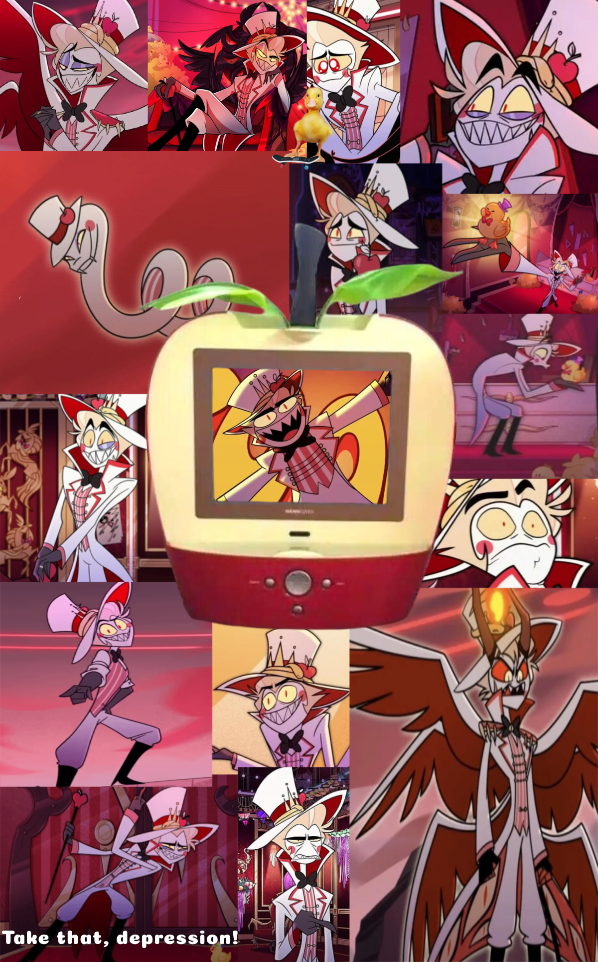 Alastor and Lucifer kin wallpaper