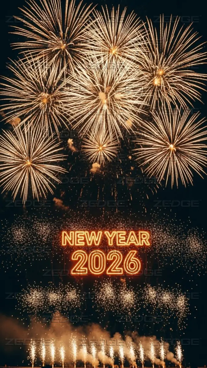 Fireworks Glow New Year 2026 wallpaper