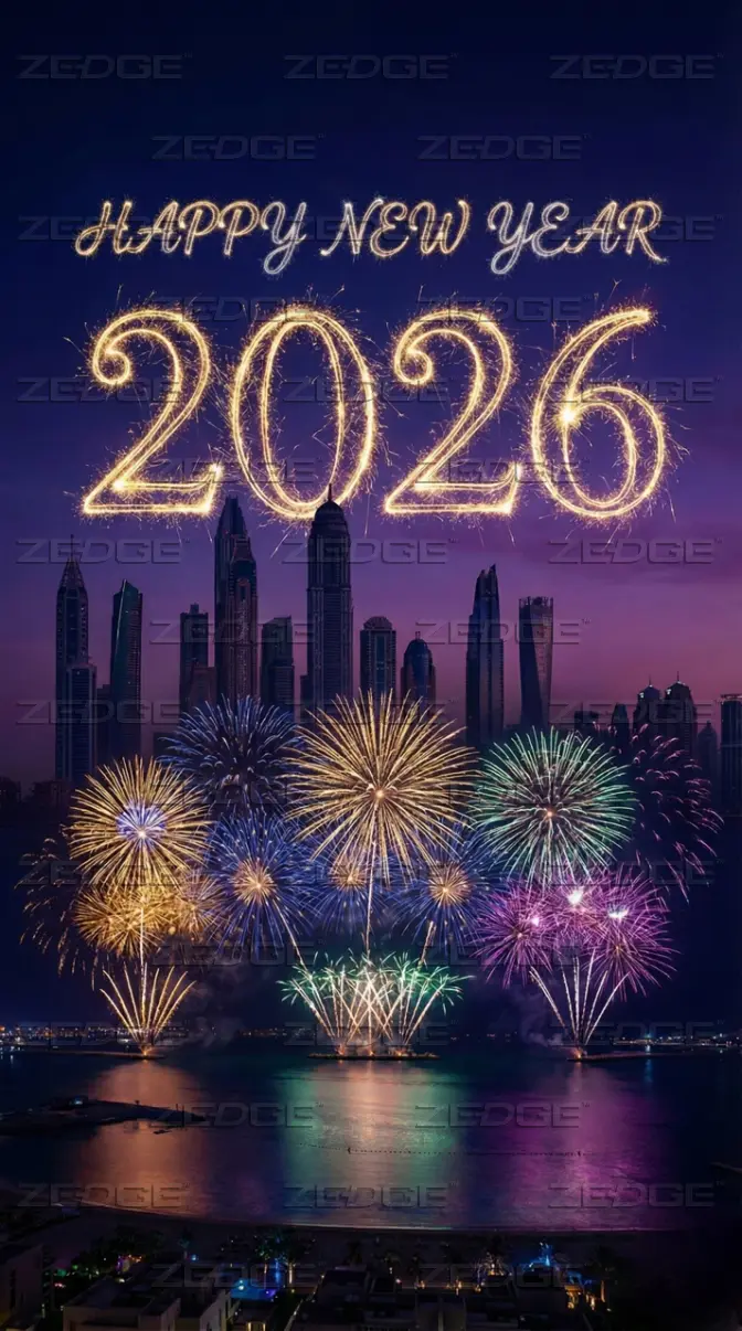 Happy New Year 2026 Fireworks City Skyline wallpaper by Happy New Year 2026 Ci