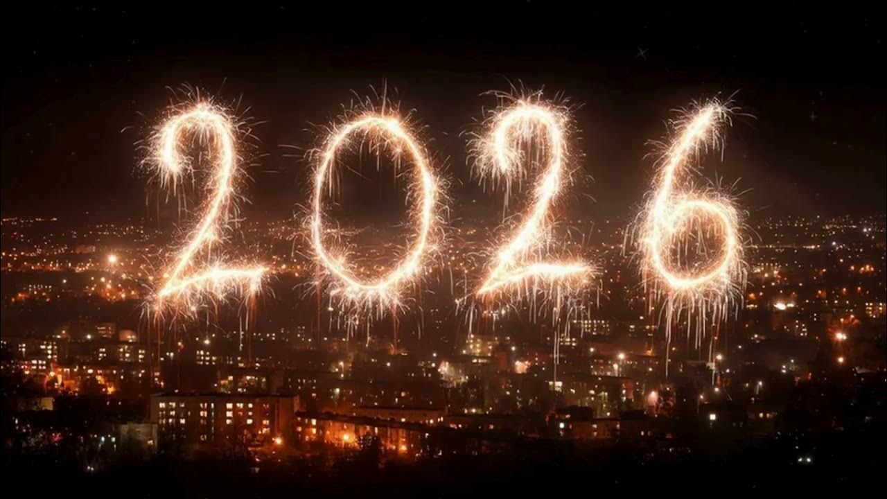 2026 Sparkle Fireworks Background