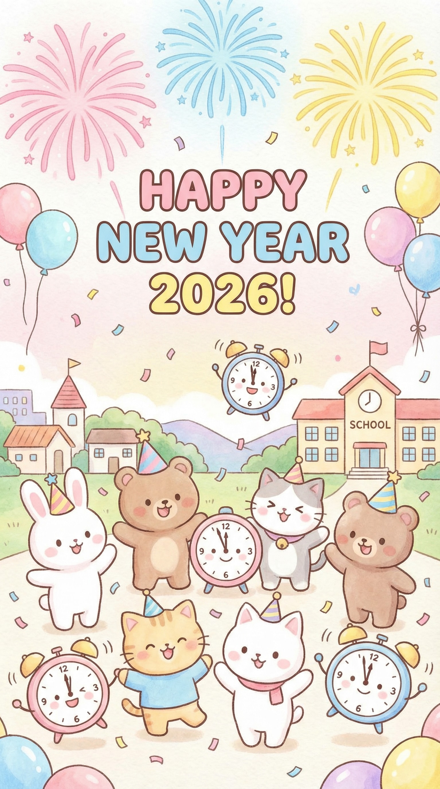 Free 2026 New Year Poster. Create Custom Happy New Year Posters Online