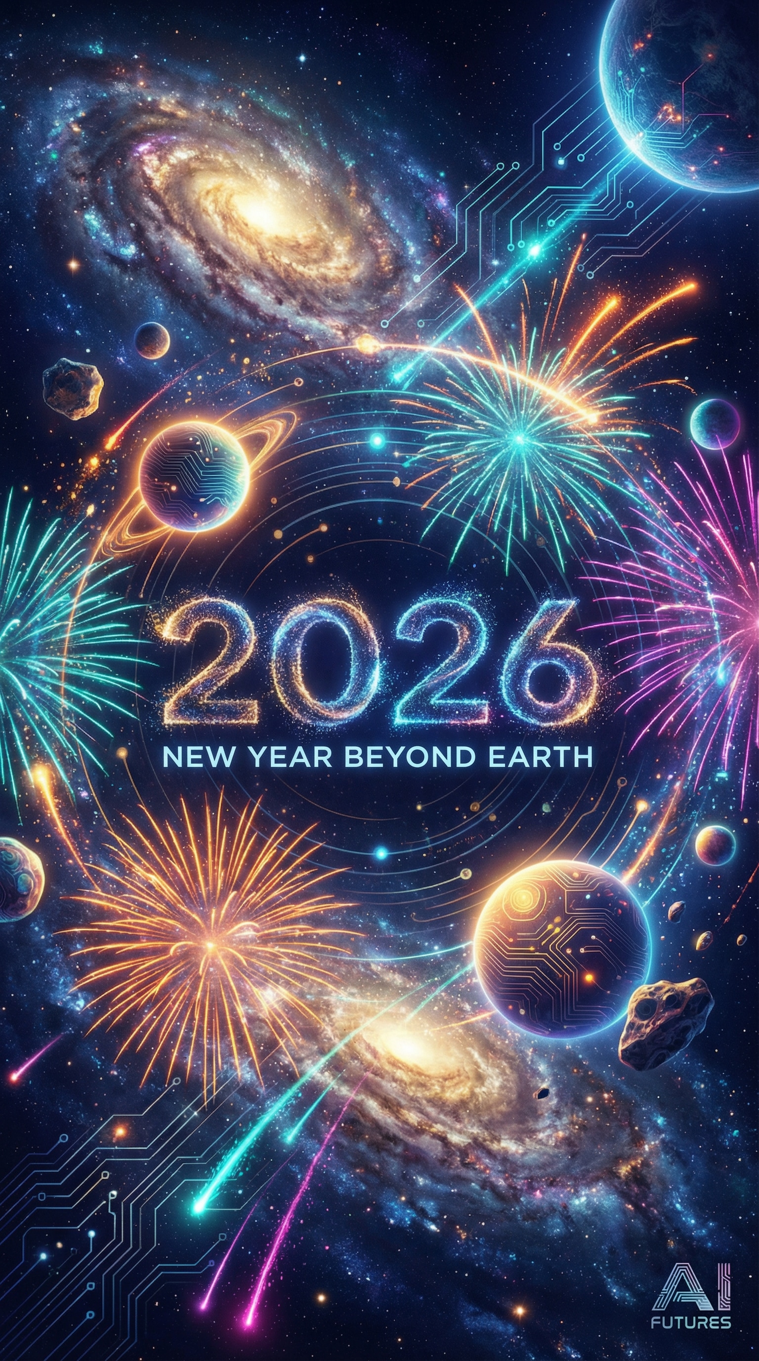 Free 2026 New Year Poster. Create Custom Happy New Year Posters Online