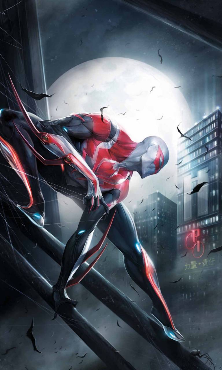 Spiderman 2099 white fan art i found