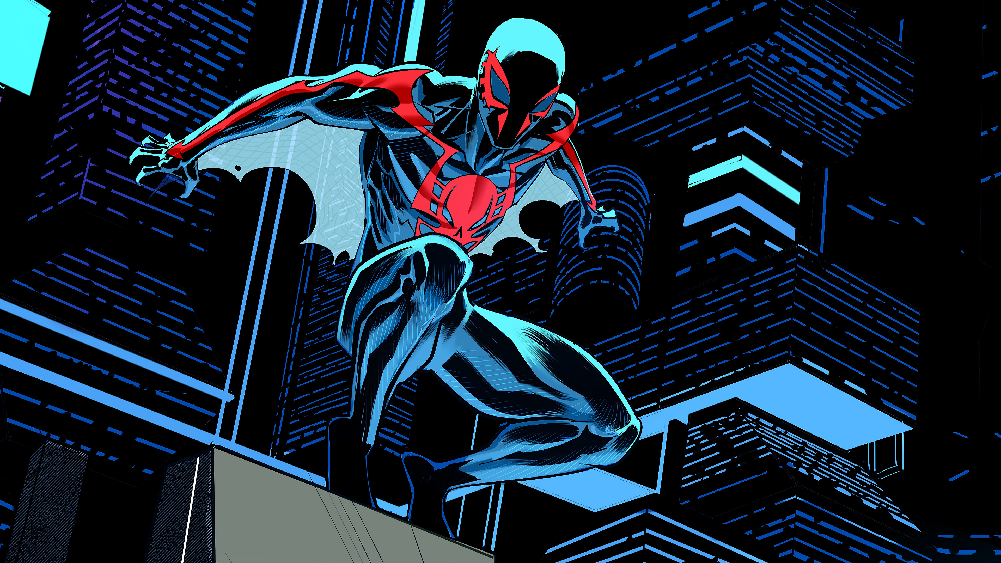 Superhero Spider Man 2099 Widescreen Wallpaper 53339