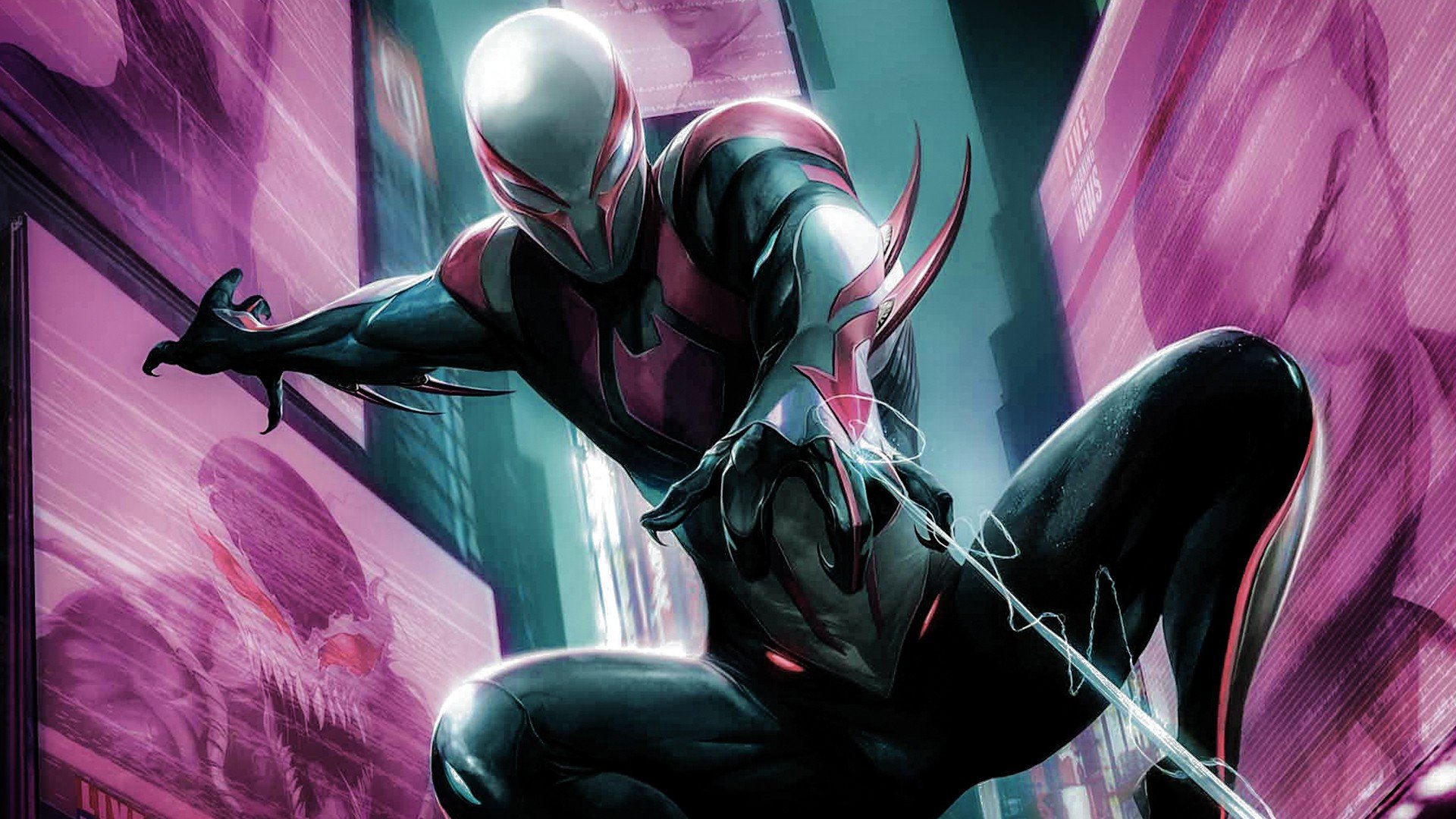 Miguel OHara, Spider Man 2099, Marvel Comics, Spider Man Wallpaper HD / Desktop and Mobile Background
