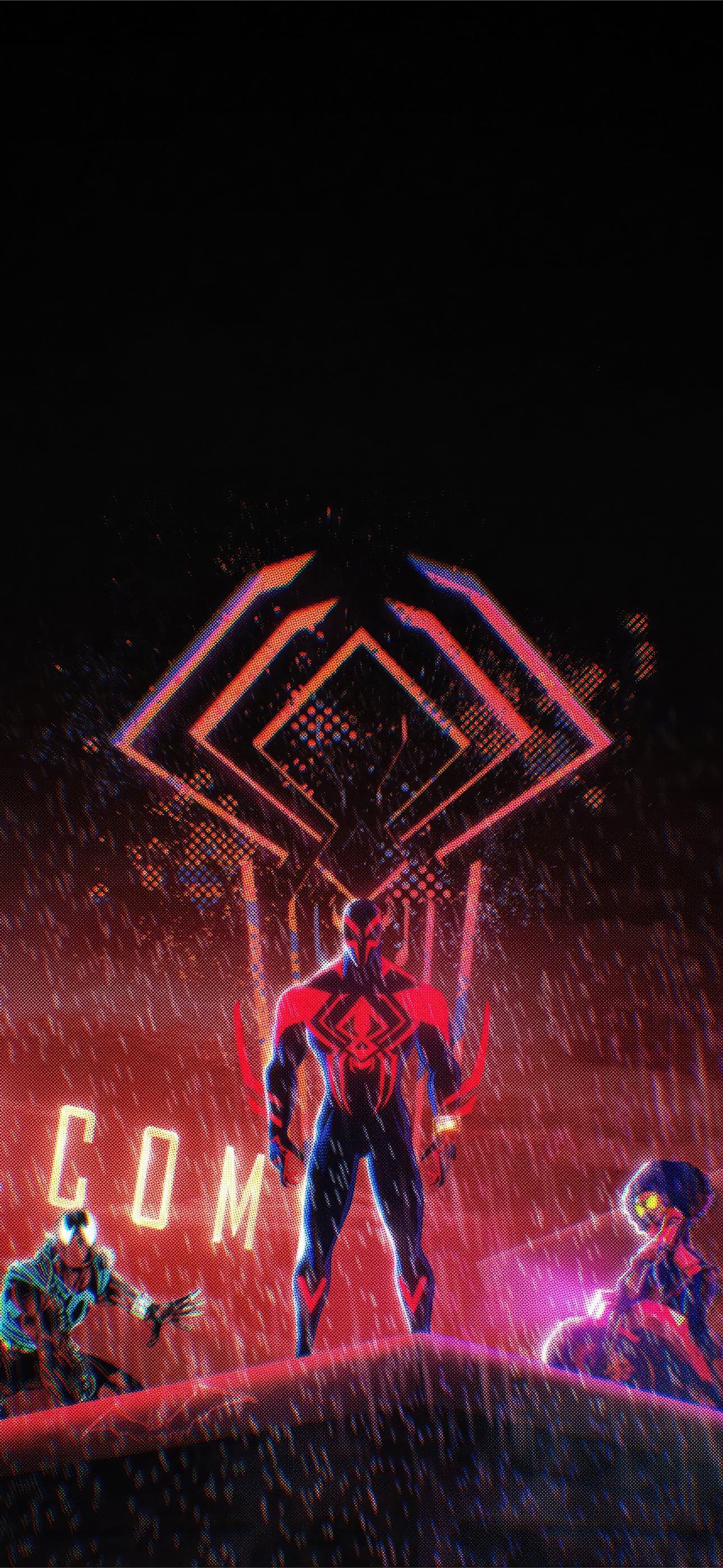 all stations stop spiderman 2099 iPhone Wallpaper Free Download