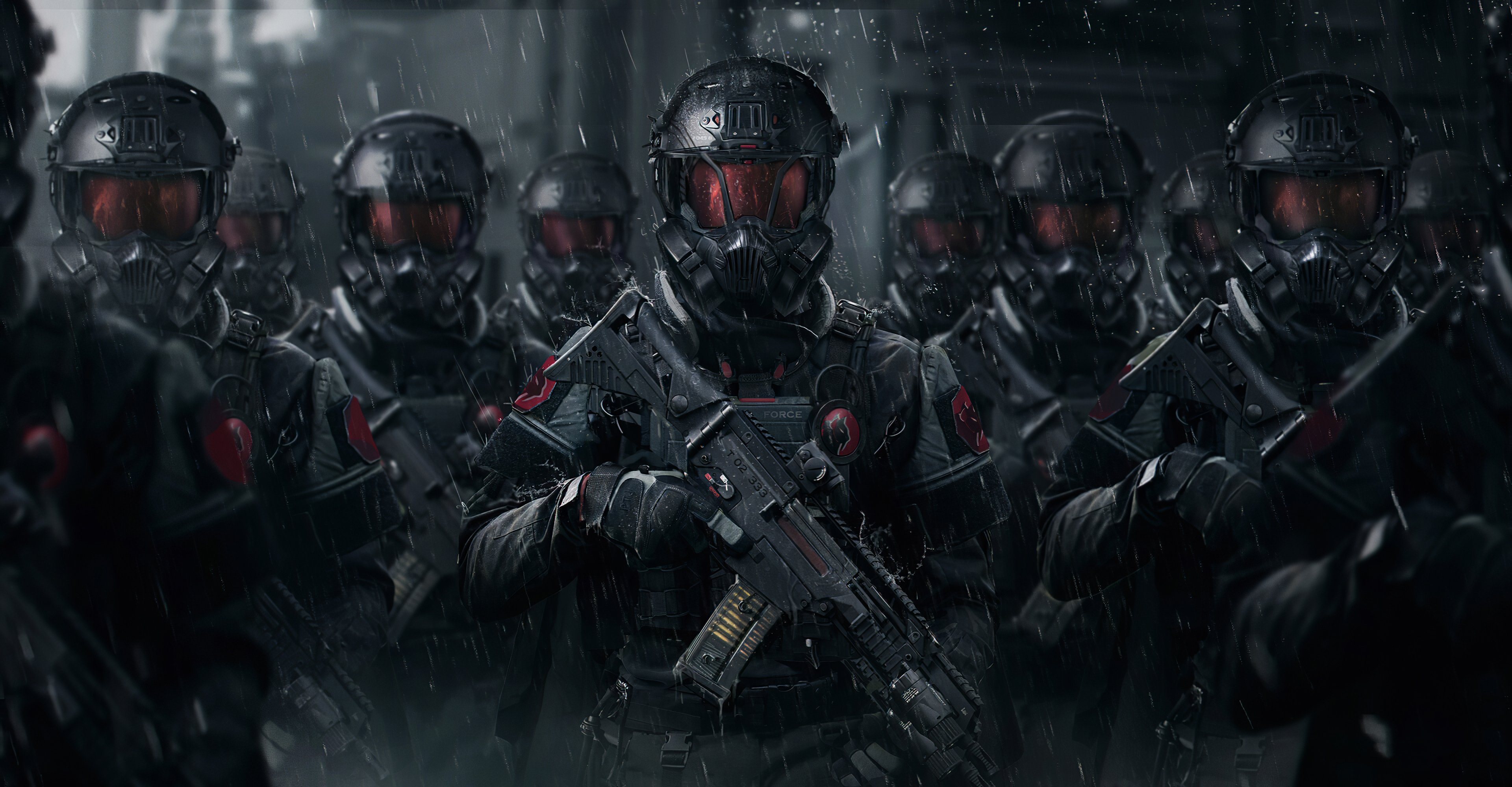 Solider In Rain Wallpaper, HD Artist Wallpaper, 4k Wallpaper, Image, Background, Photos and Picture