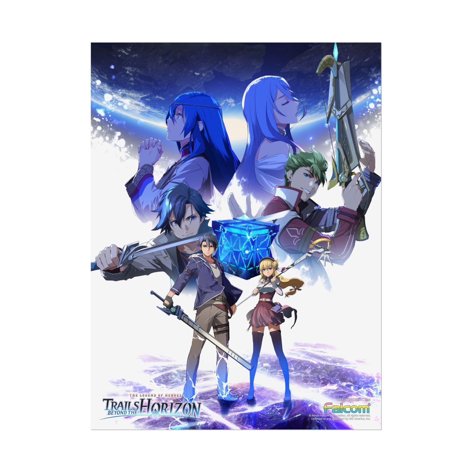 The Legend of Heroes: Trails beyond the Horizon Art Licensed Premium Art Print″ x 24″ (Vertical) / Semi Glossy