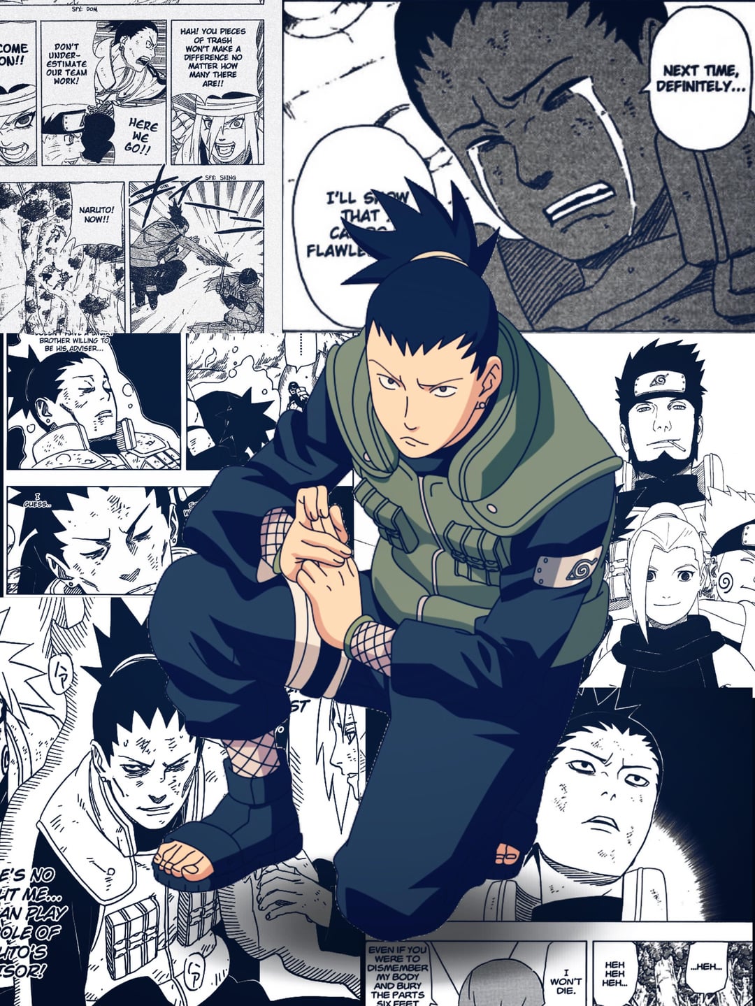 I made a shikamaru wallpaper
