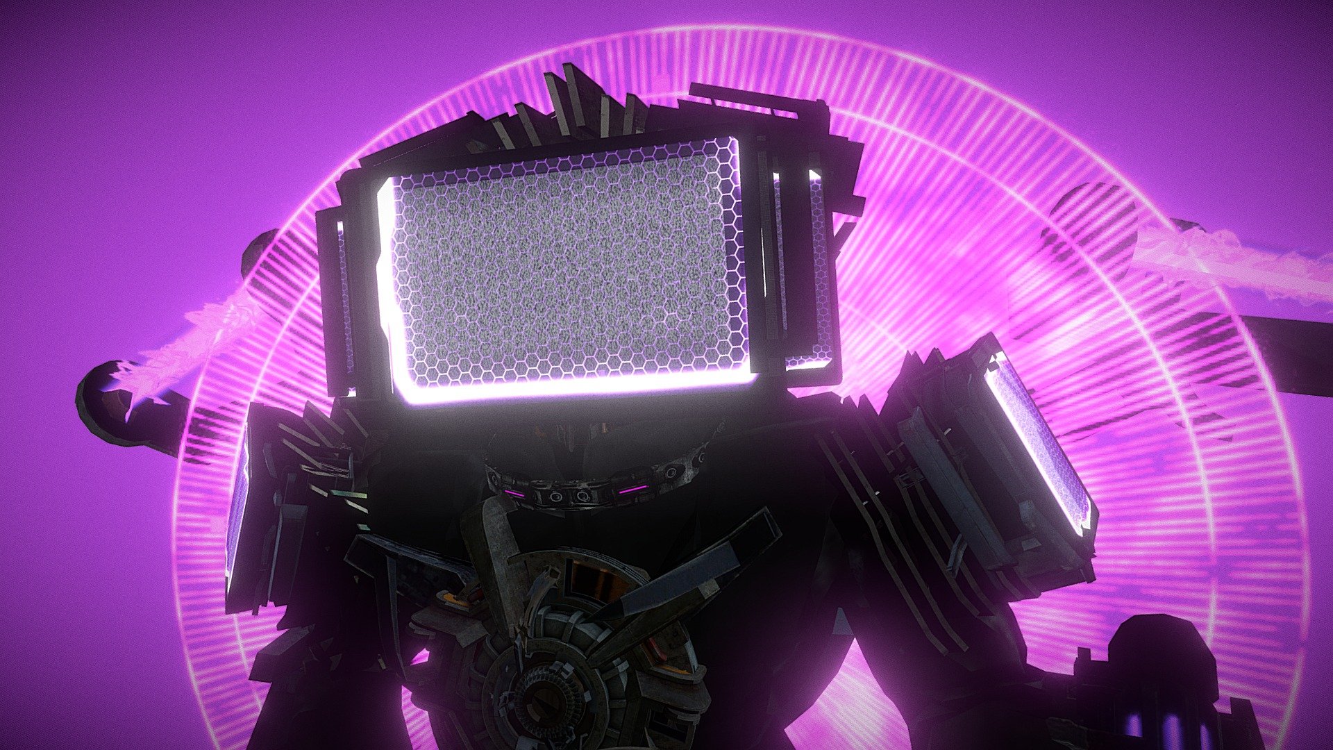 Titan Tv Man Dydder Floutin (V1) Free 3D model by AGI (aka A Goofy Idiot) [a9c4100]