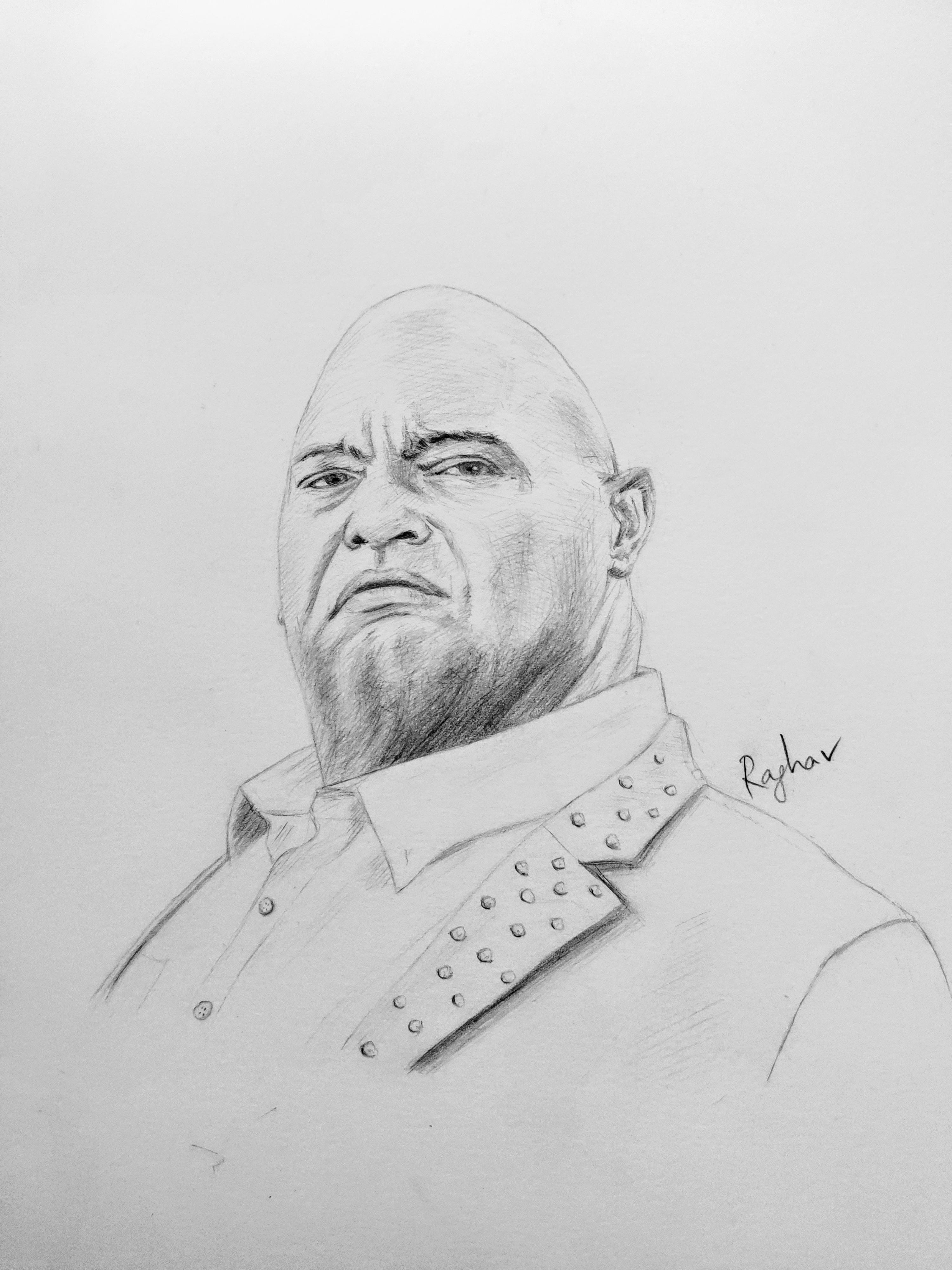 Join me in supporting Huell Babineaux, the pillar of our community! A sketch I made of Lavell Crawford!