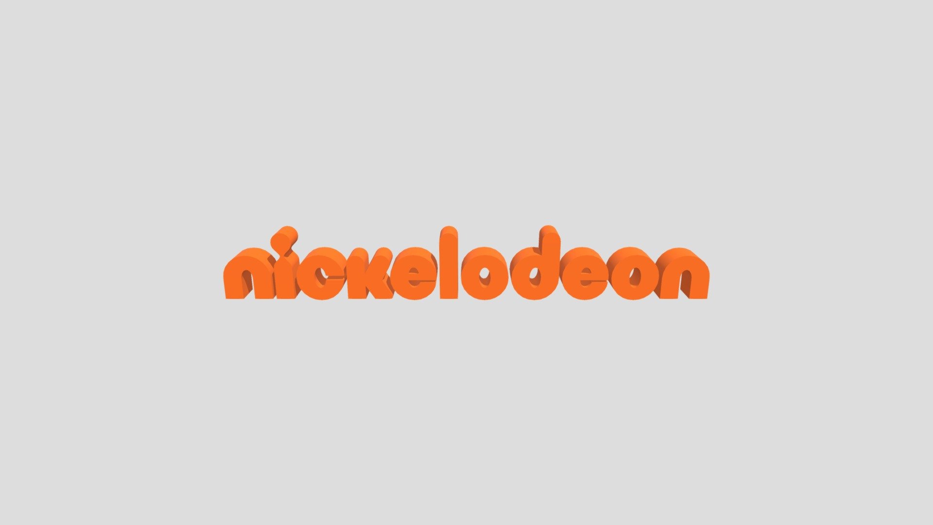 Nickelodeon Logo (2009 Present) Free 3D Model By Martaveusjackson14 [4b27fc1]