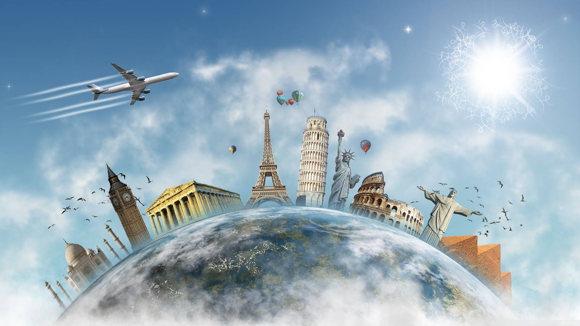 Download Realize your dreams of exploring the world! Wallpaper