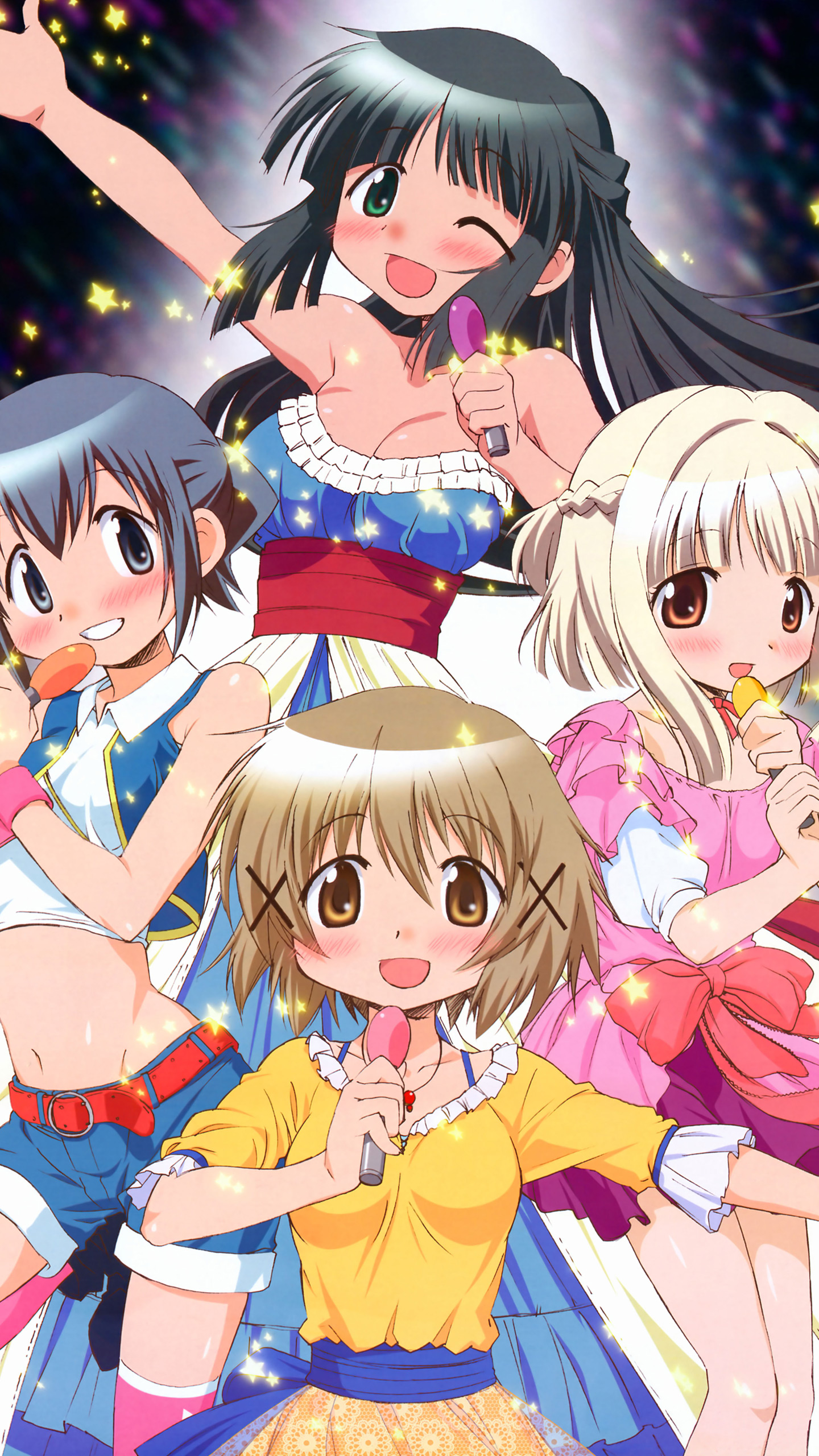 The Forgotten Lair. Hidamari Sketch Mobile Wallpaper