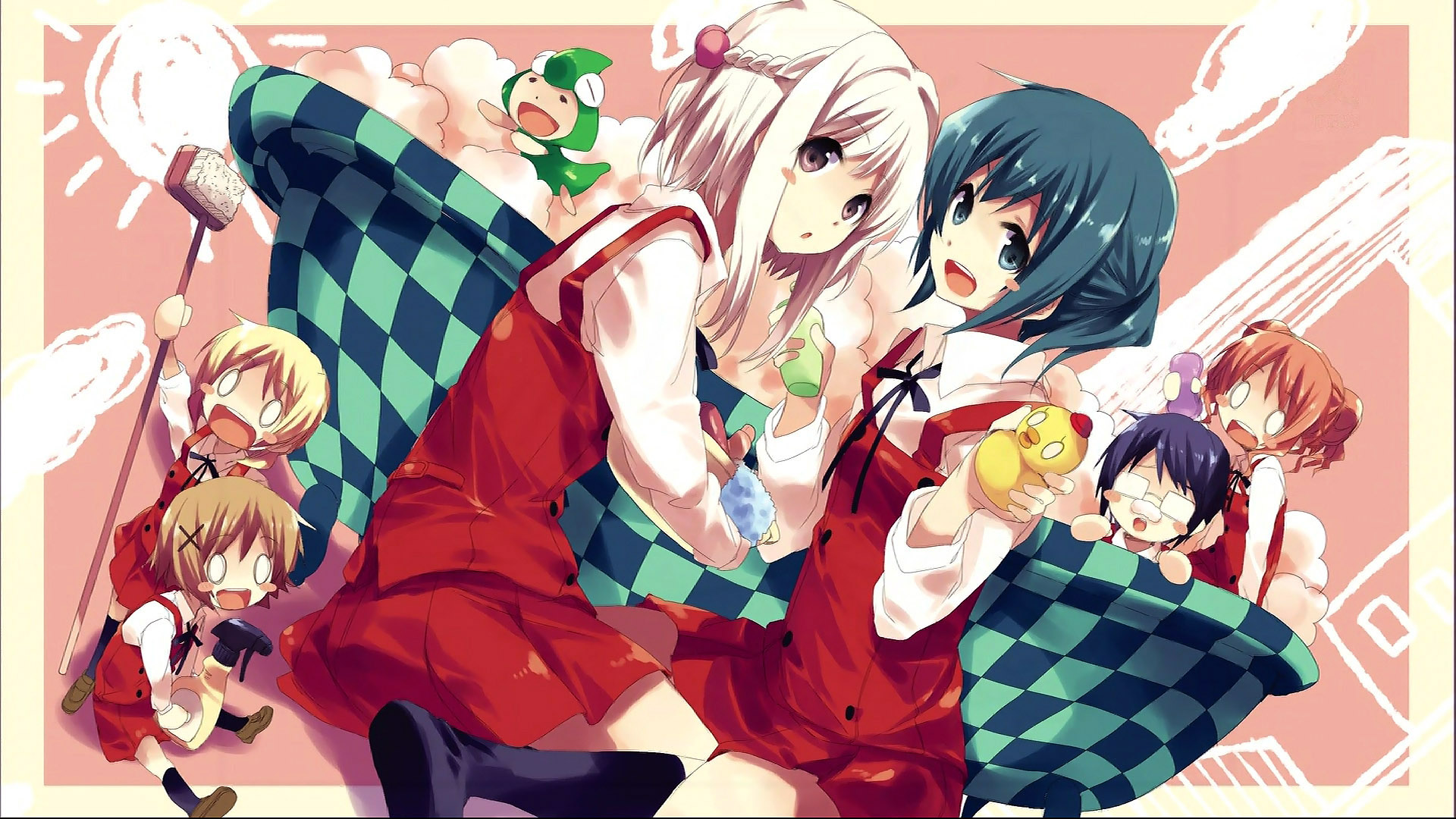 Phone wallpaper: Anime, Hidamari Sketch 240912