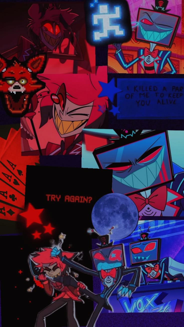 alastor and vox wallpaper❤️