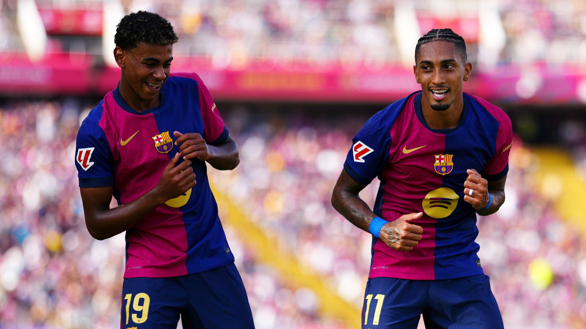 Raphinha takes Lionel Messi inspiration and gives Lamine Yamal £10k gift