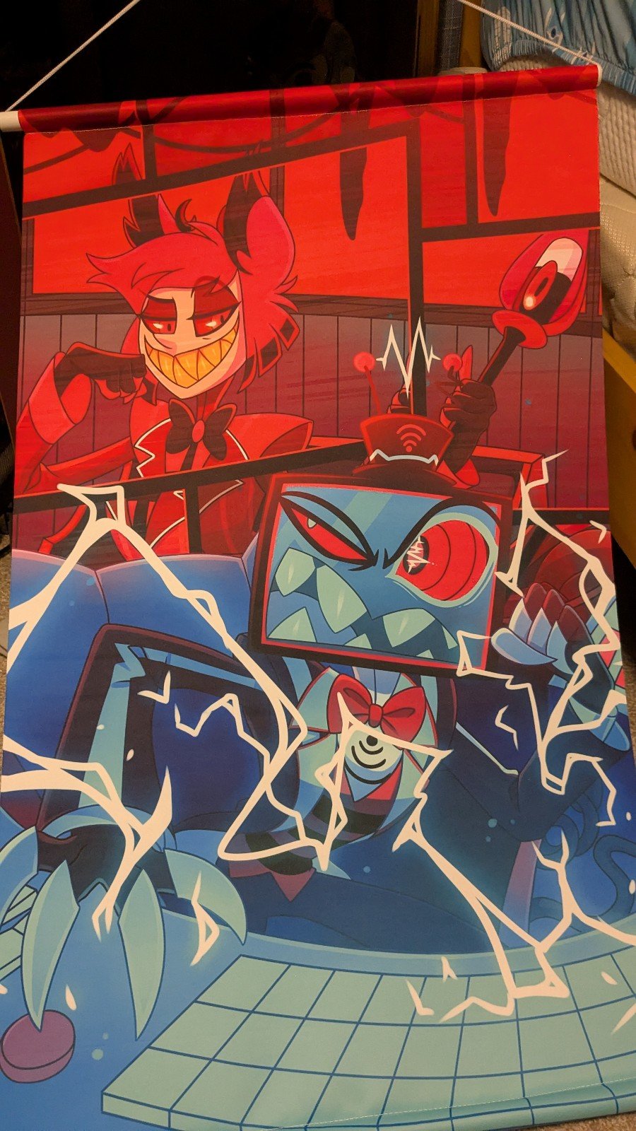 Hazbin Hotel and Vox Cloth Poster