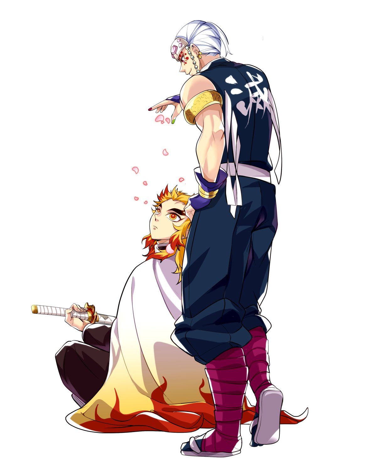 Uzui x Rengoku ideas. slayer anime, slayer, demon