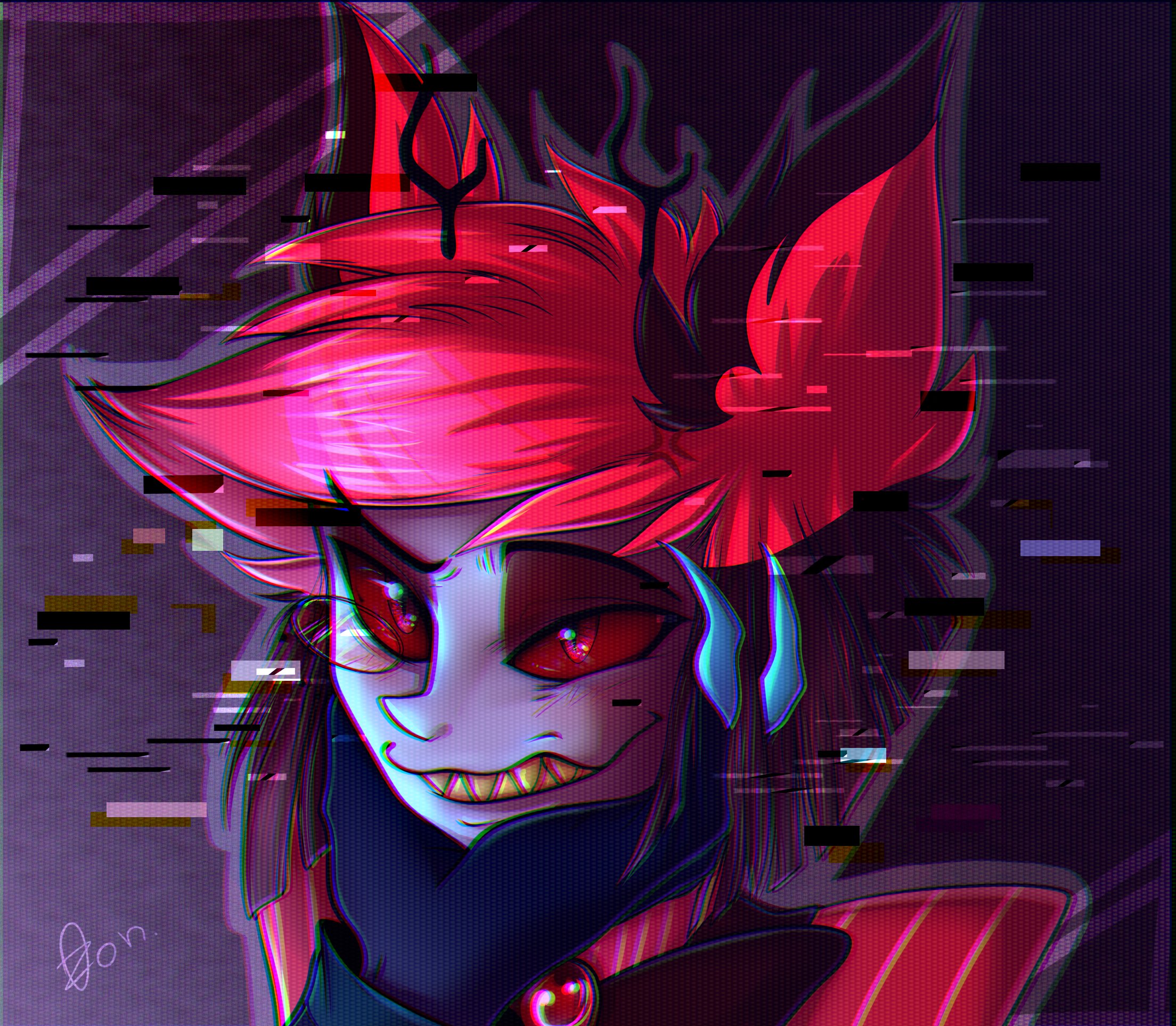 Download Vox (Hazbin Hotel) Alastor (Hazbin Hotel) TV Show Hazbin Hotel HD Wallpaper