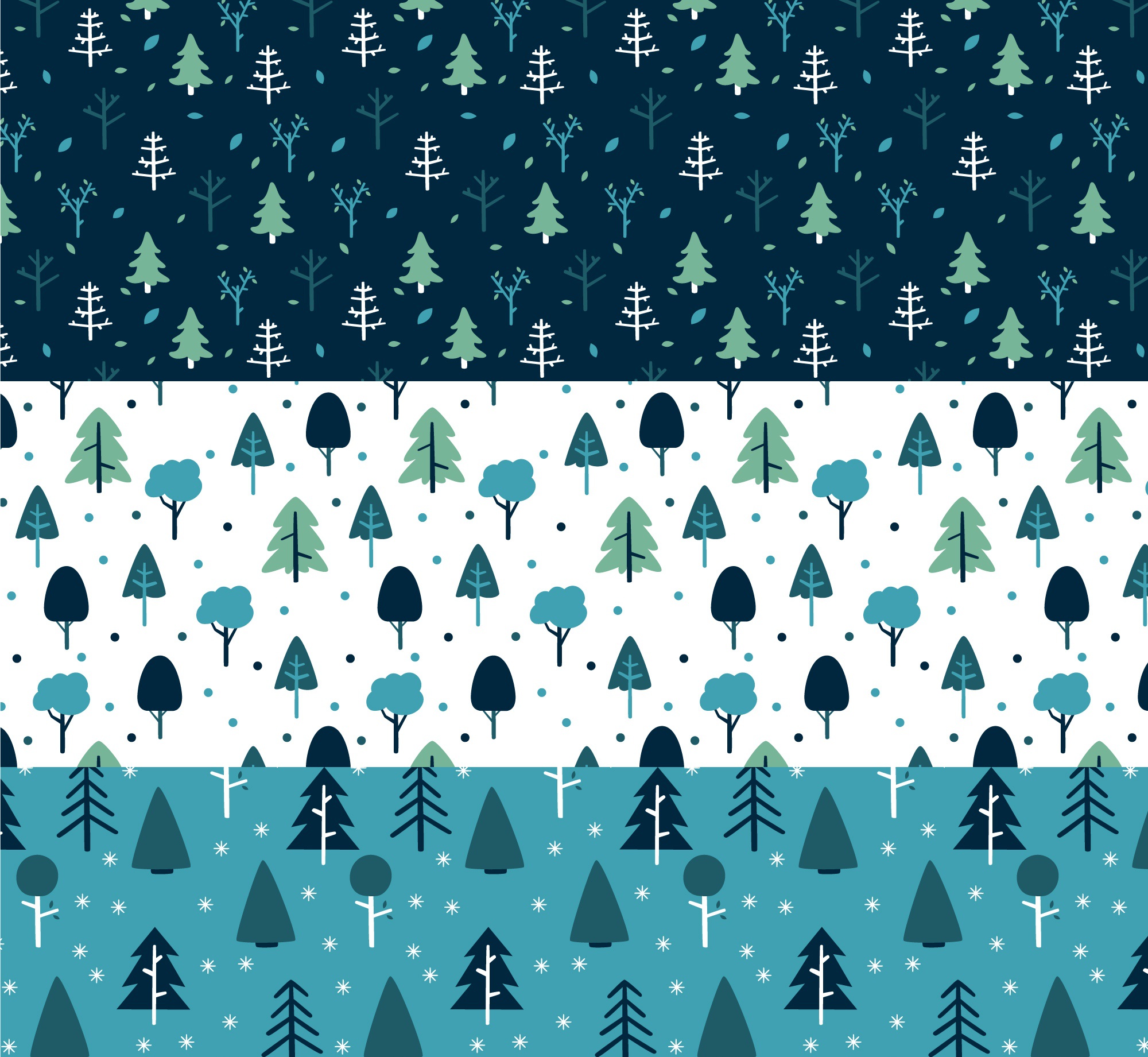 Wallpaper winter, trees, tree, winter, pattern, Collection for mobile and desktop, section текстуры, resolution 2000x1841