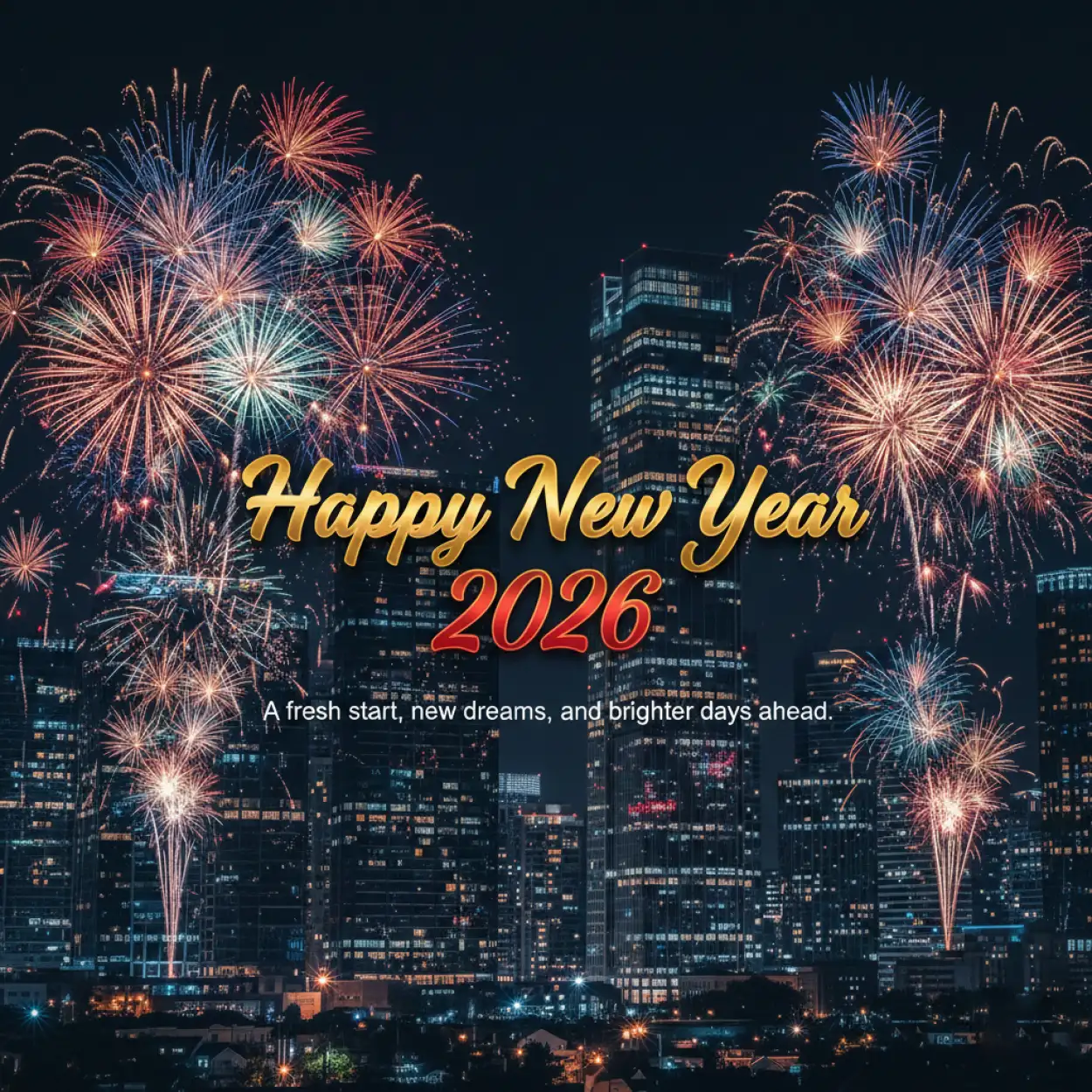 Best happy new year 2026 wishes with quote HD Image