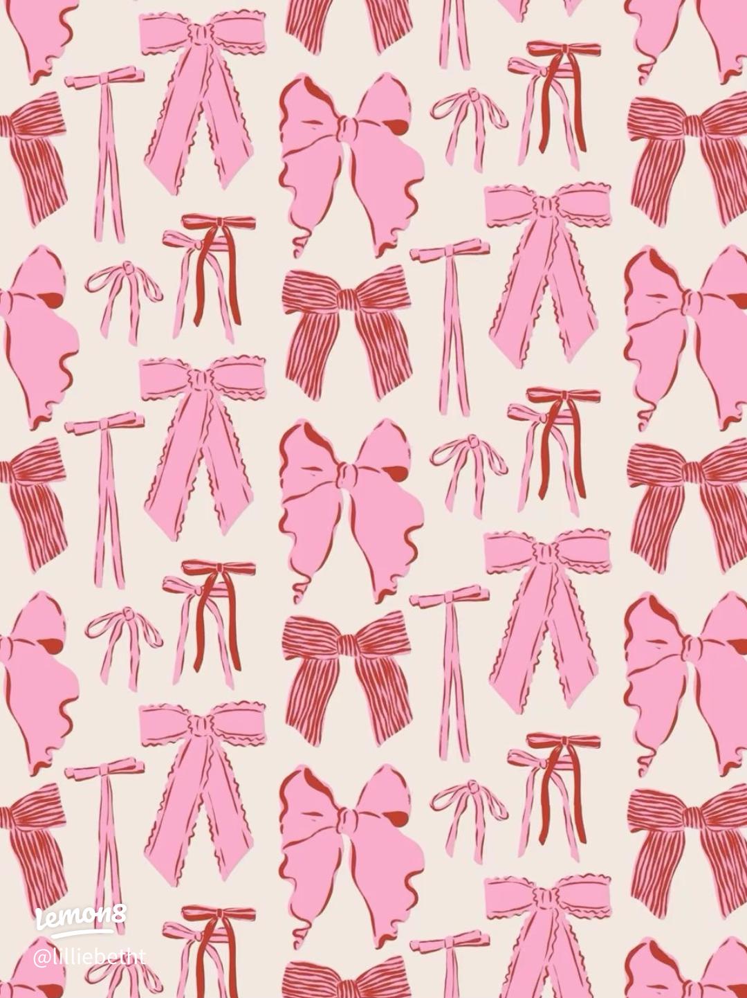 Charming Preppy Valentine's Day Wallpaper for Your Phone