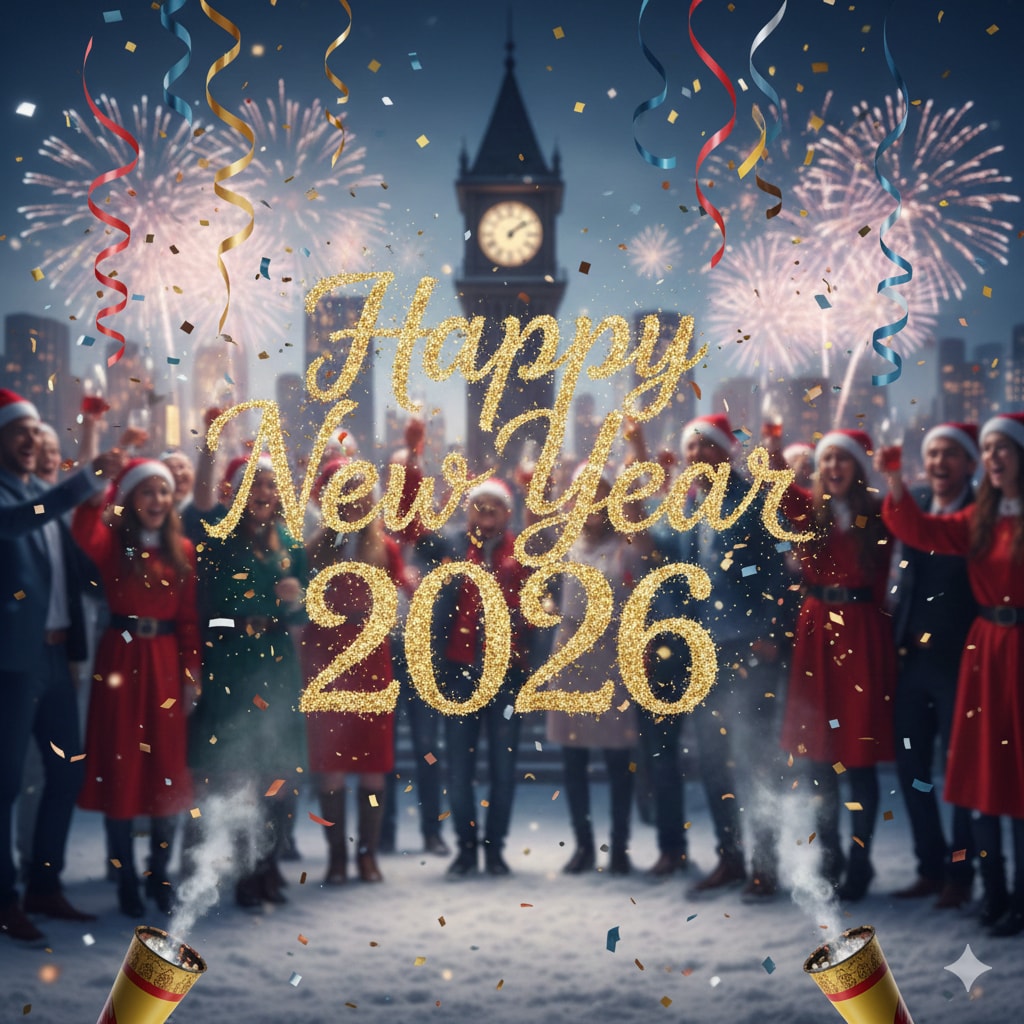Happy New Year 2026 wishes: best wishes, image, messages, GIFs, SMS and WhatsApp status to share on New Year's Eve