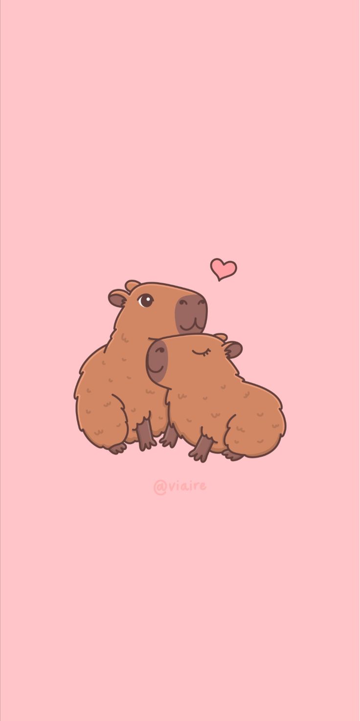 Free wallpaper Cute Capybara