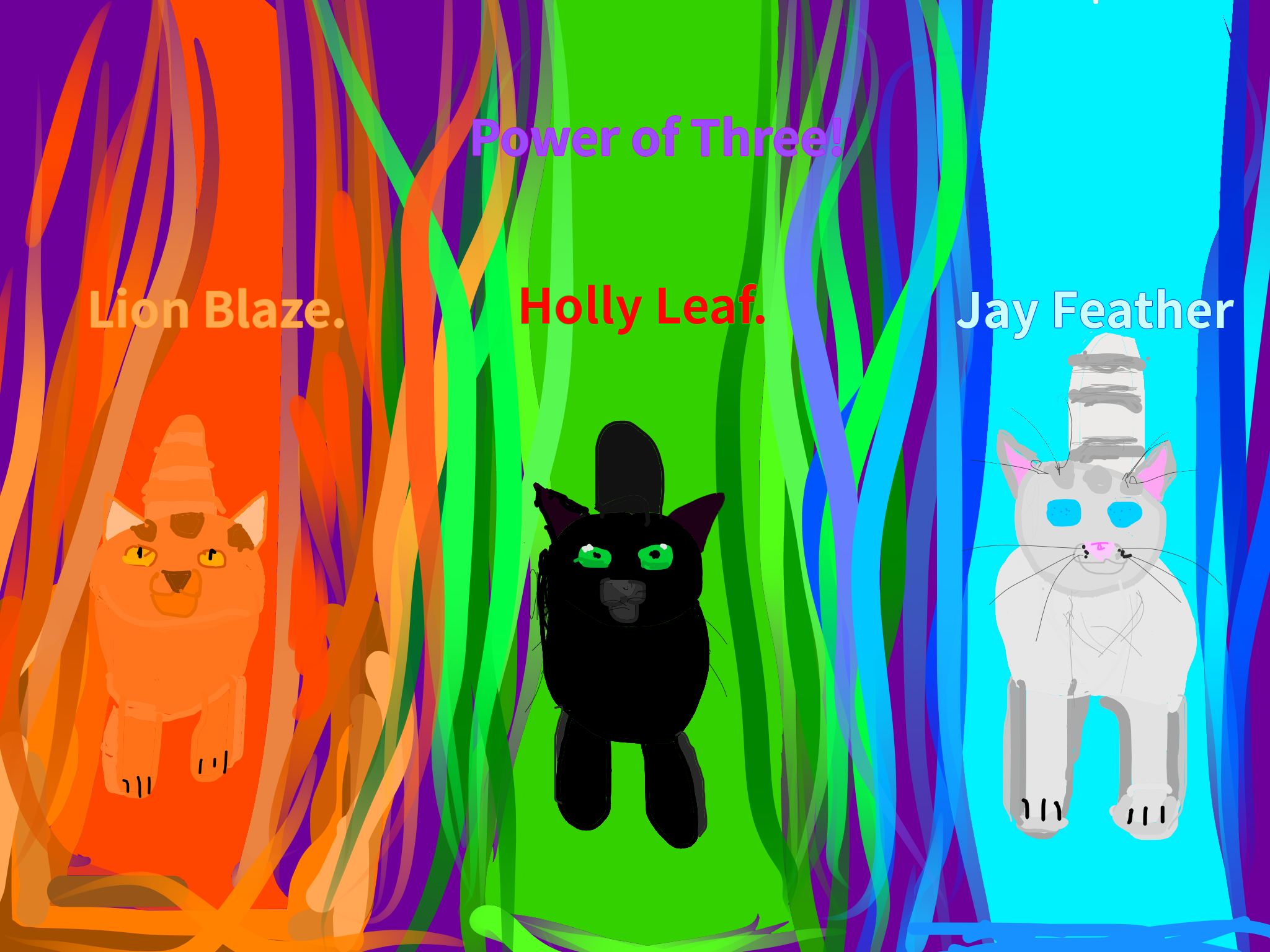 Warriors: Power of Three! Warriorcatslover413 ART street