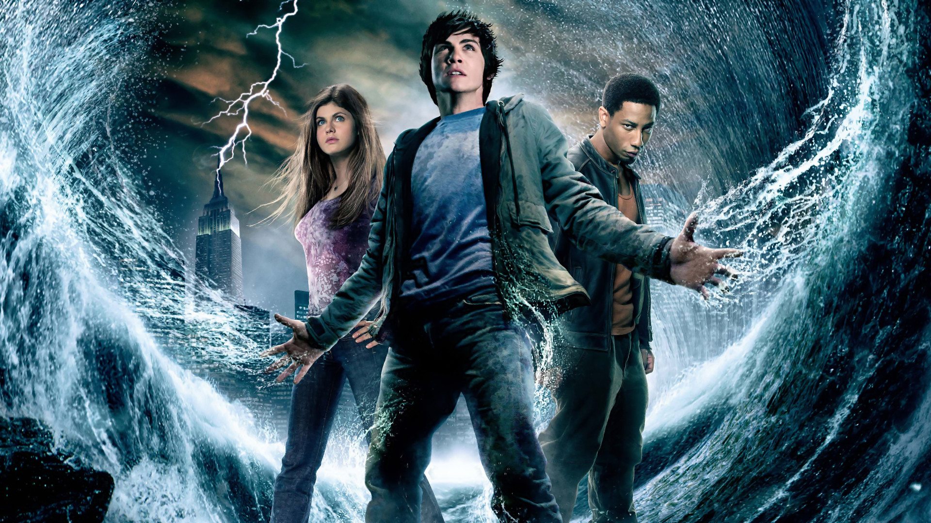 Percy Jackson HD Wallpaper. The Lightning Thief Movie Epic Scene