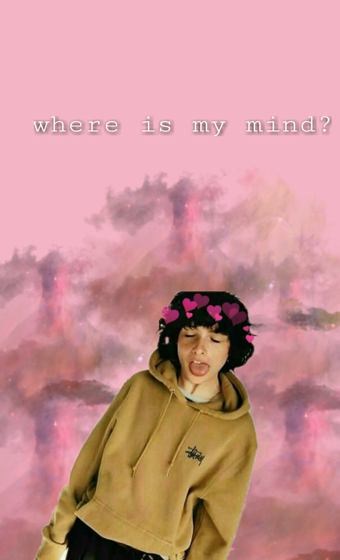 Download Cute Stranger Things Finn Wolfhard Wallpaper