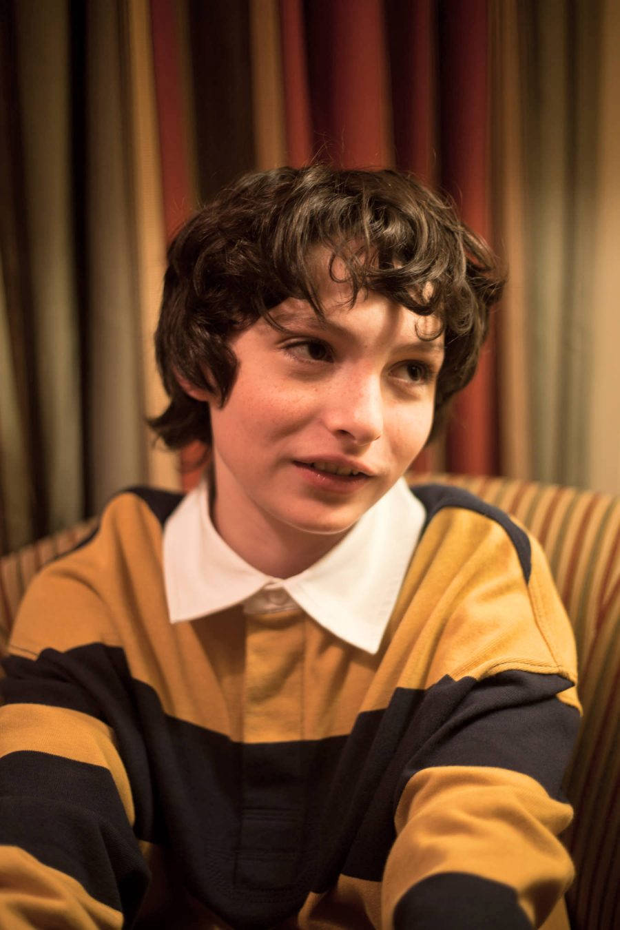 Download Finn Wolfhard In Stranger Things Wallpaper