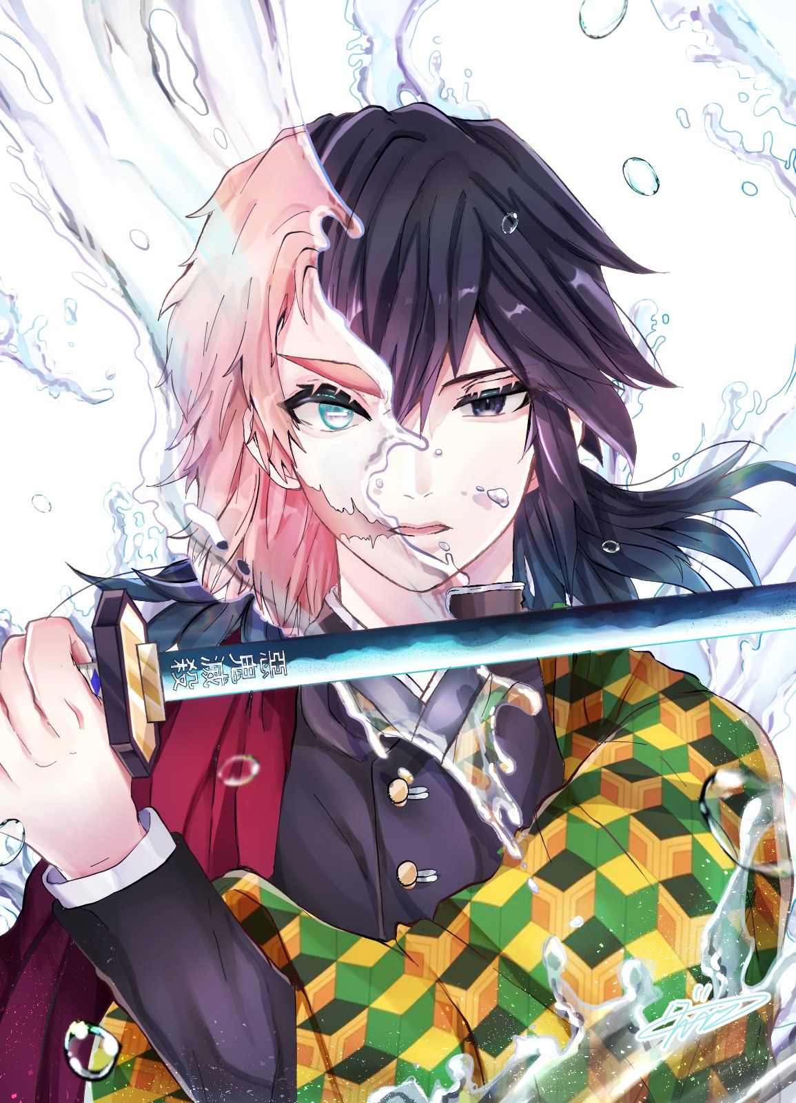 sad Giyuu and Sabito