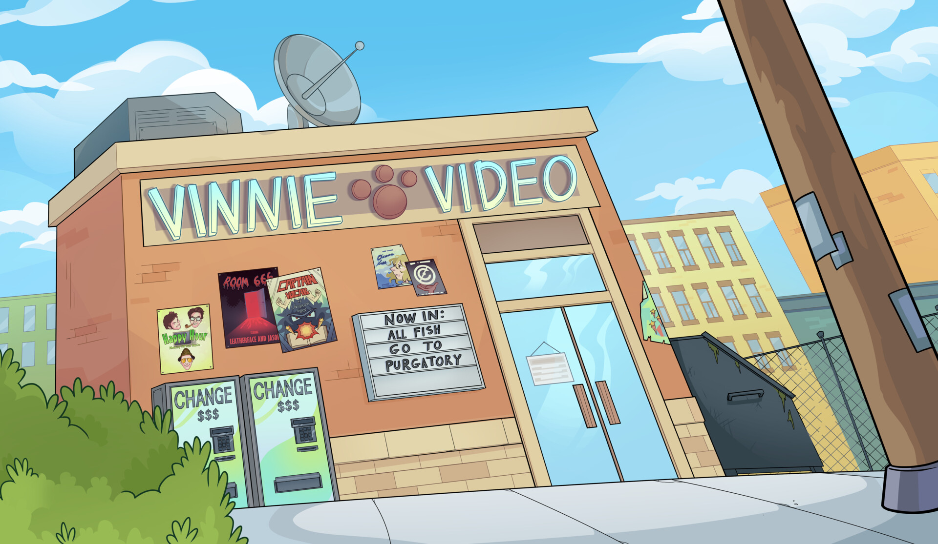 Ollie and Scoops Background