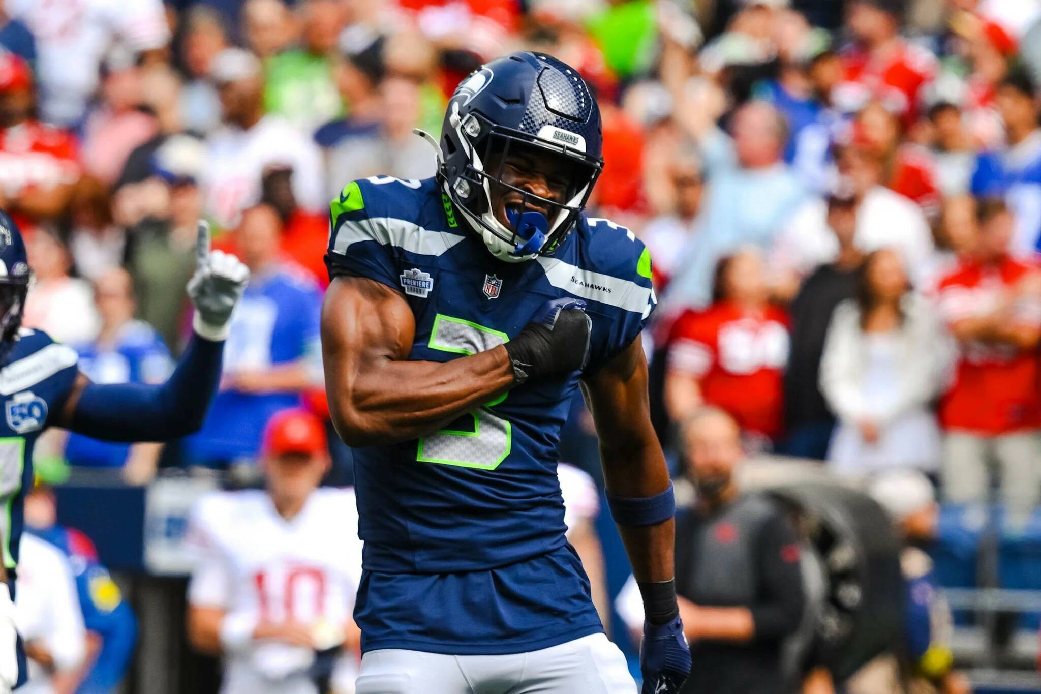 Seahawks Nick Emmanwori dealing with high ankle sprain