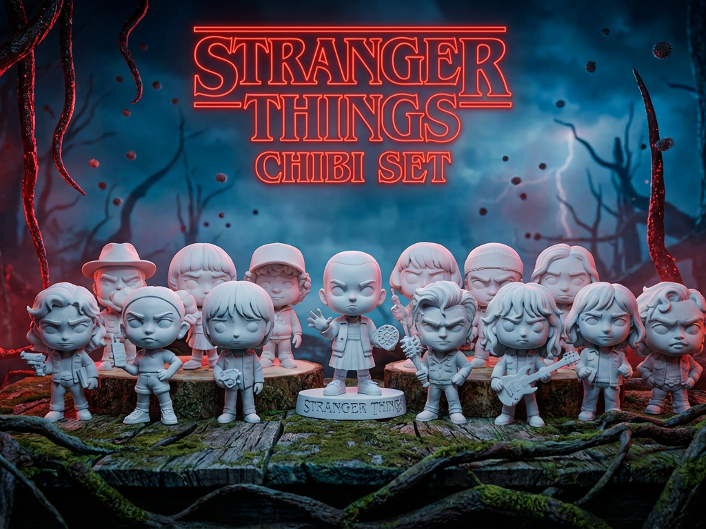 Stranger Things Set 3D Print Model