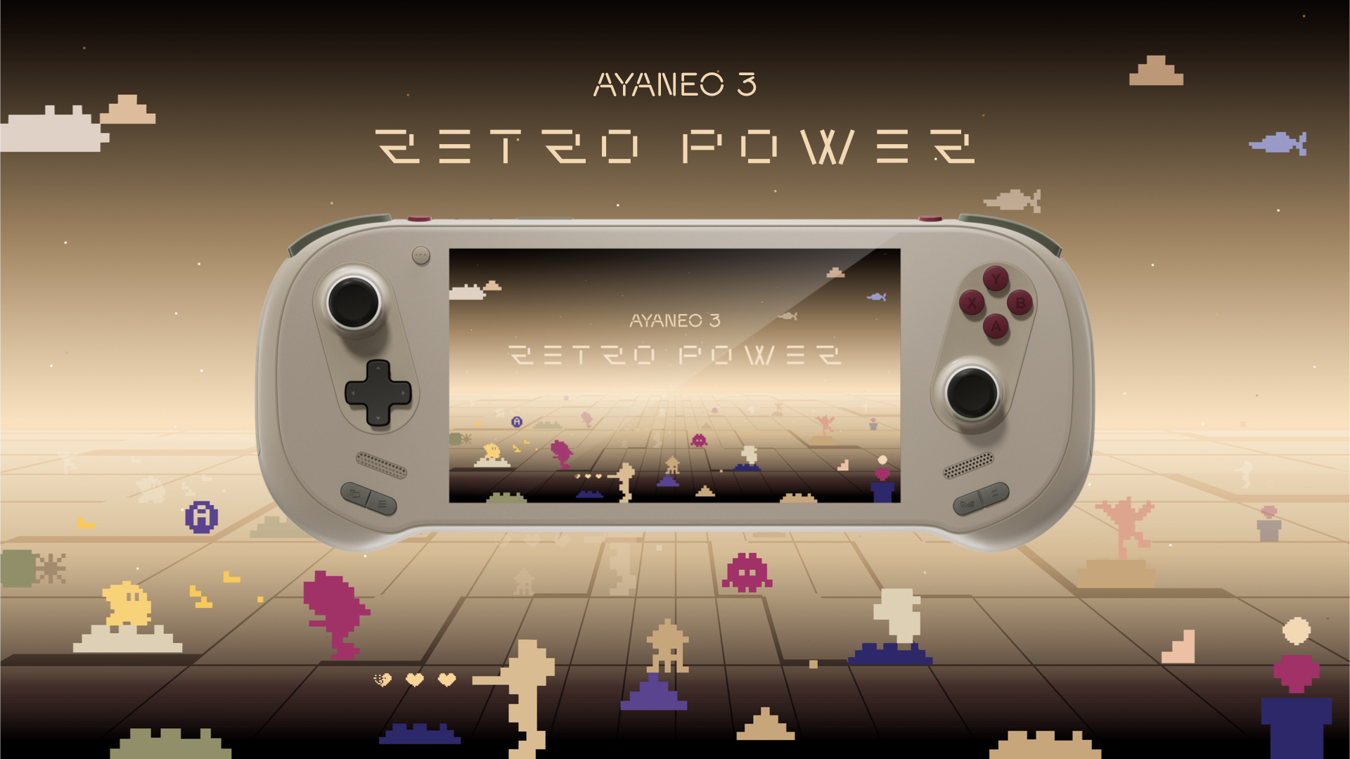 Ayaneo 3 Gaming Handheld Teased in Retro Power Edition
