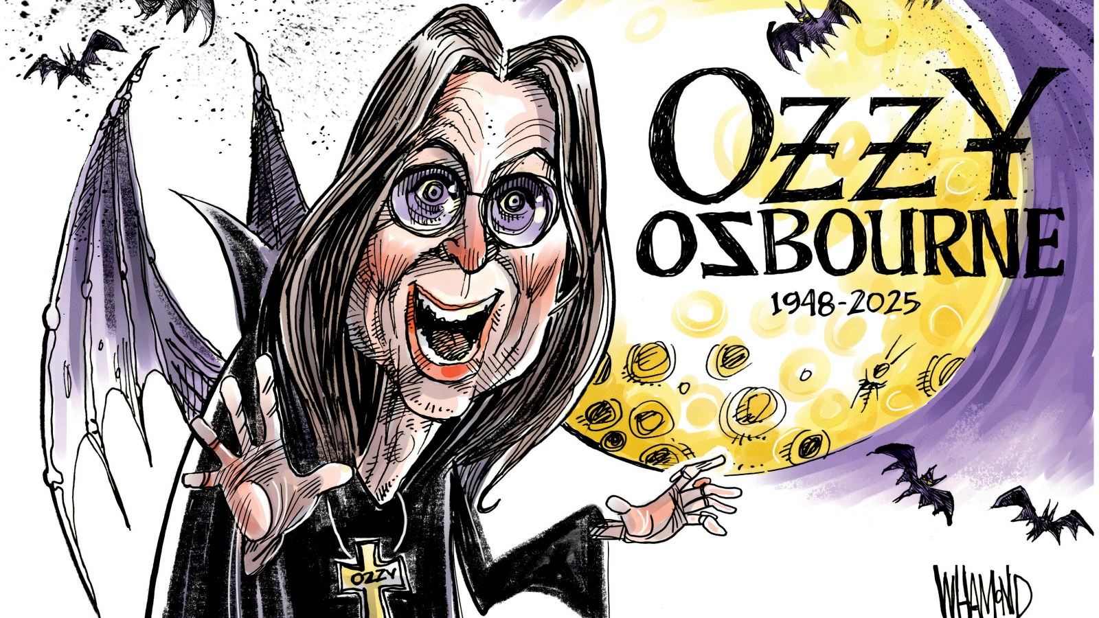 Cartoonist's take: 'Rest in peace, Ozzy Osbourne'