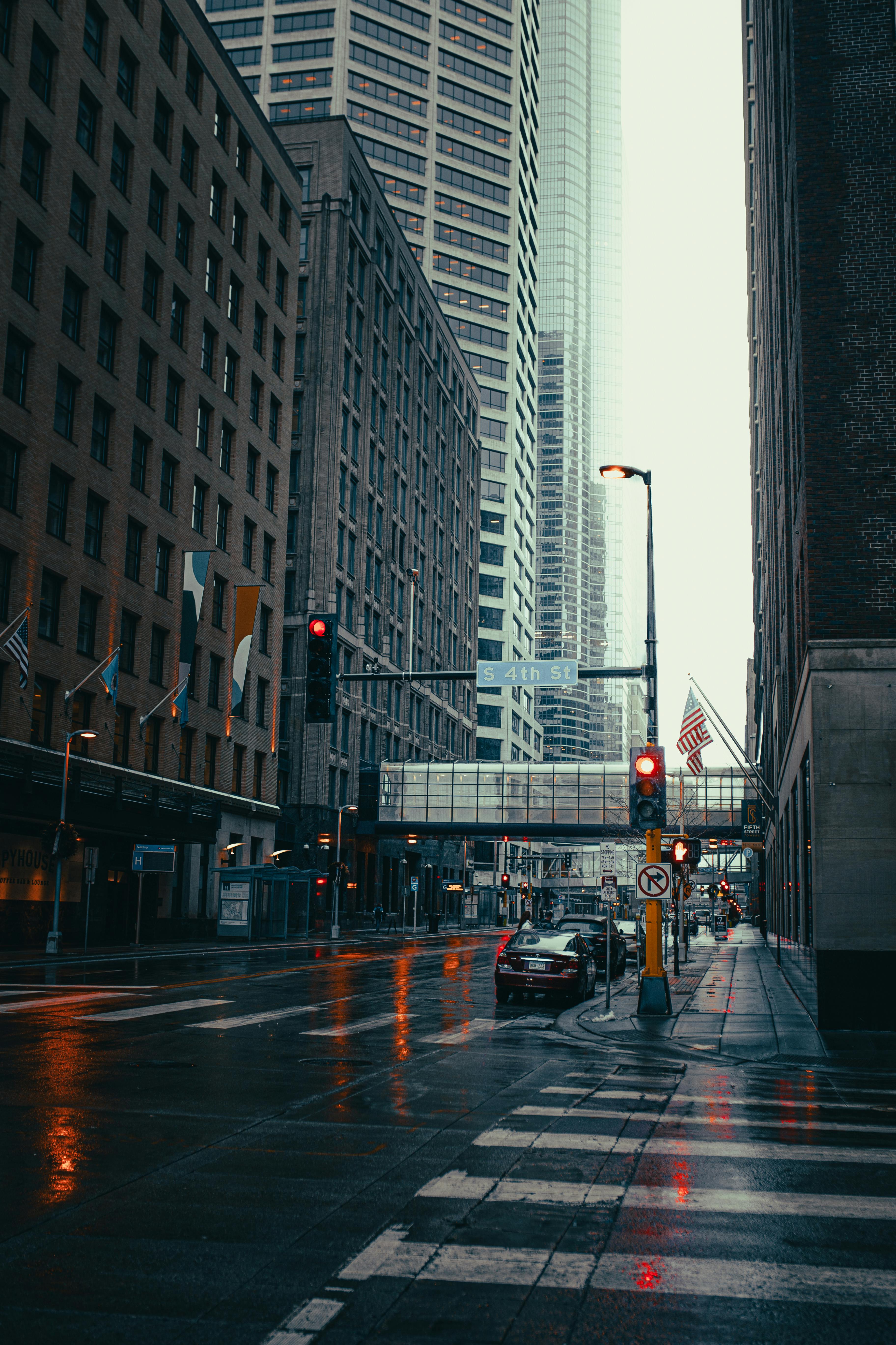 Photo of a Wet Street After the Rain · Free
