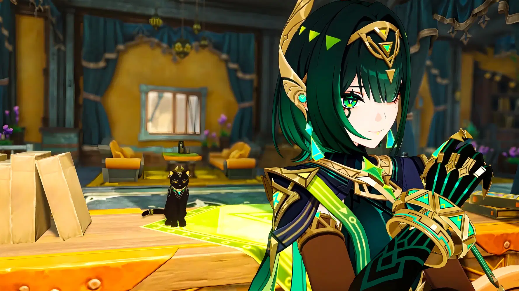 Color Graded Nefer Wallpaper Genshin Impact