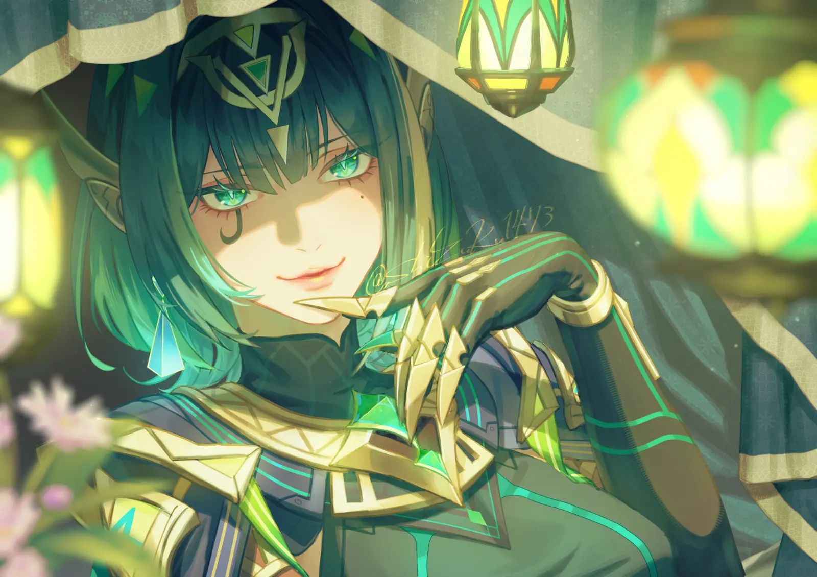 Mystic Smile Nefer Wallpaper